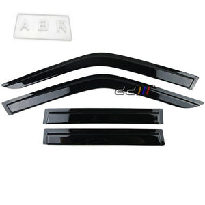 Weathershield Car Window Door Visor Wind Deflector For Honda Civic EF 4DR 88-91