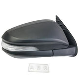 Front Right Black Electric Door Side Mirror For Toyota Hilux REVO GUN136 2015-ON