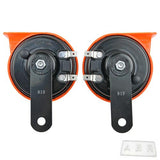 BOSCH Evolution Fanfare Twin Horn Set Orange 12V 410Hz/510Hz For Car SUV Truck