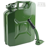 NEW Green 10L Steel Jerry Can w/ Pouring Spout Fuel/Petrol Jerry Tank Can #001