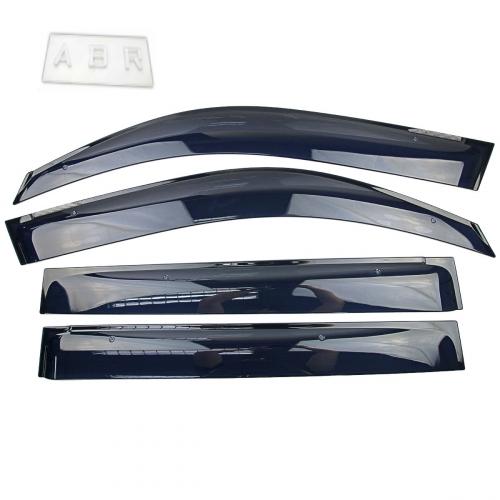 Window Visor Weather Shield Wind Deflector For Land Cruiser 200 2007-ON