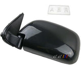 Left Black Manual Door Side Mirror For Hilux RN85 LN106 LN107 1988-1997