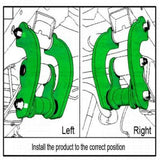 Blue Rear Comfort G-Shackle Extended 2inch Fit Isuzu New D-max Dmax RT50 12up
