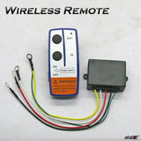 DD 12000LB (24V) Recovery Electric Winch Wireless Remote Trailer 4WD SUV Jeep