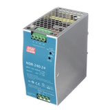Mean Well MW NDR-240-24 240W 24V 10A Single Output DIN Rail Mount Power Supply
