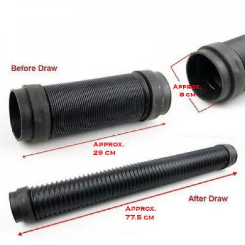 Universal Vehicle Snorkel Kit 29cm to 77.5cm Flexible_Hose Joint Pipe Customize.