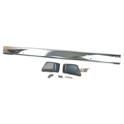 Rear Chrome Bumper+Corner Guard End Cap For Corolla KE70 TE70 TE71 79-83