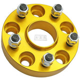 2 pcs 25mm 5 Studs 12 x 1.5 PCD 5 x 114.3 to 5 x 114.3 mm Wheel Spacer Spacers
