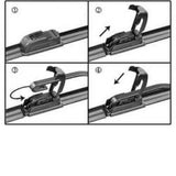 BOSCH Aerotwin Wiper Blade 24"+18" Set For Mitsubishi Lancer Evolution VII CT9A