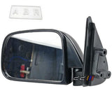 Left Black Manual Door Side Mirror For Hilux RN85 LN106 LN107 1988-1997